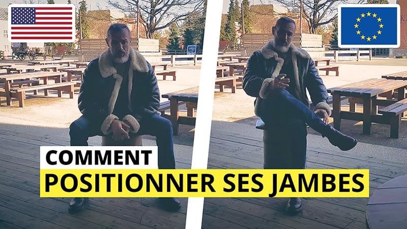 COMMENT POSITIONNER SES JAMBES (hommes) – USA VS EUROPE