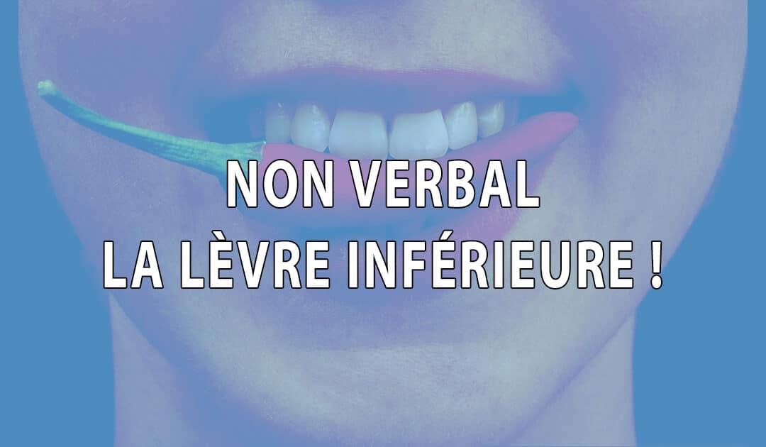 Non verbal : La lèvre inférieure (Morphopsychologie)