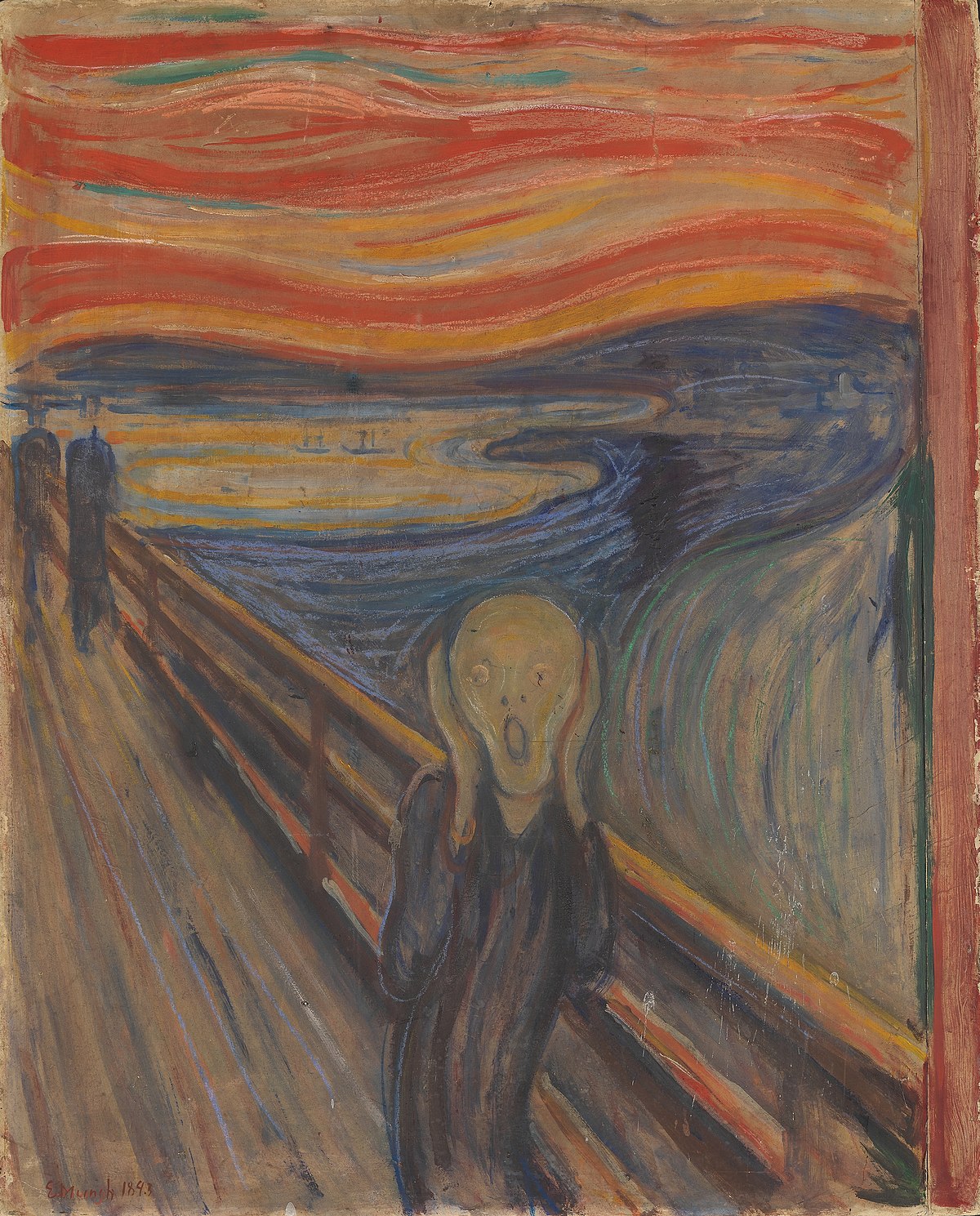 Edvard_Munch - Peinture le Cri de Munch - Dominique Molle - Facing Morphopsychologie et Non verbal